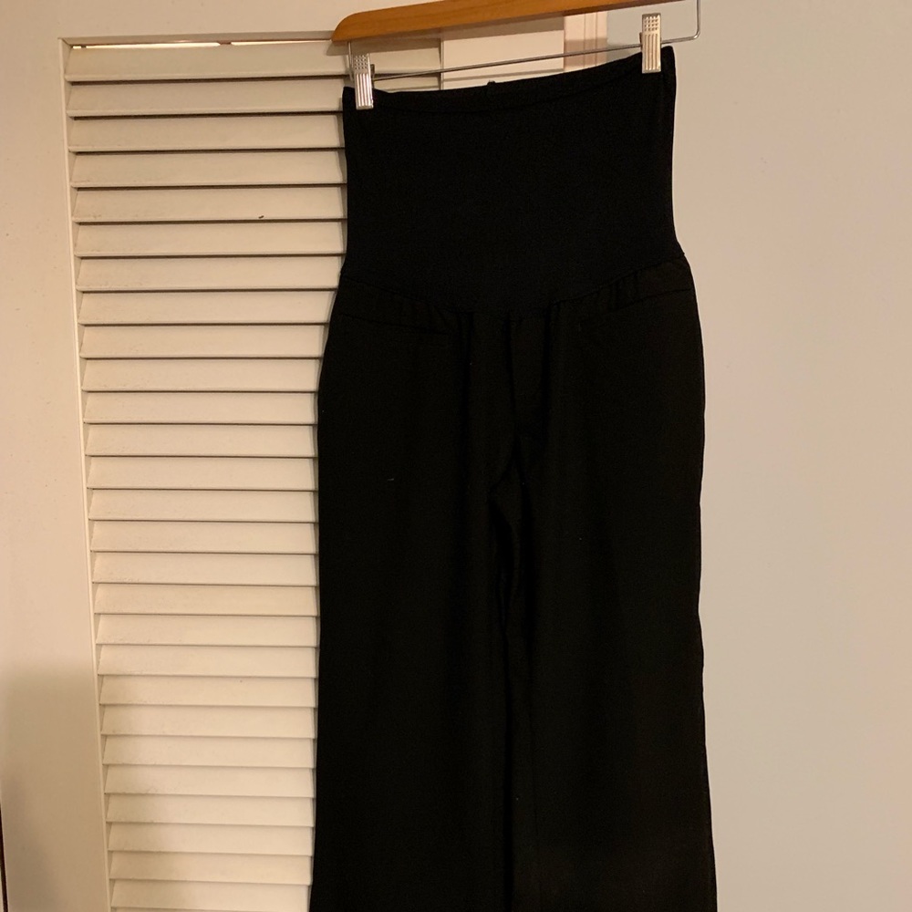 Gap maternity dress slacks with full panel
